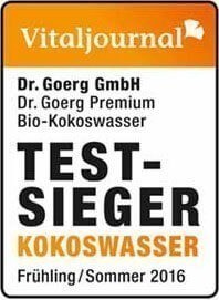Vitaljournal Test Sieger Kokoswasser
